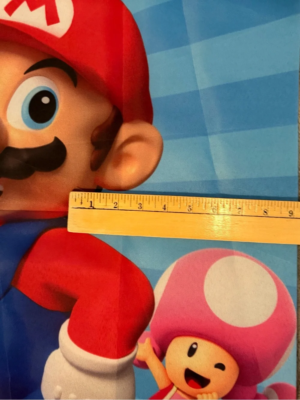 Super Mario Bros Birthday Backdrop